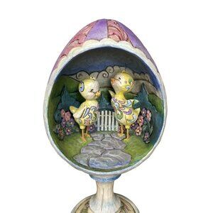 Jim Shore Heartwood Creek Hatched Just In Time For Spring Figurine Easter Decor